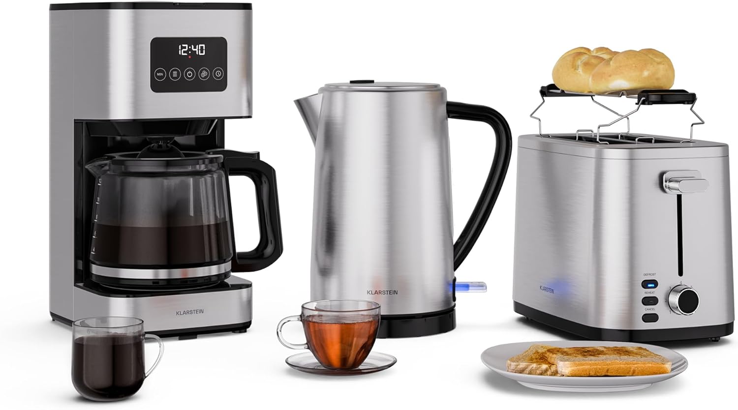 سرویس صبحانه ورو استیل کلارشتاین آلمان klarstein VEROSTEEL Frühstücksset - انتخابی بی‌ نقص